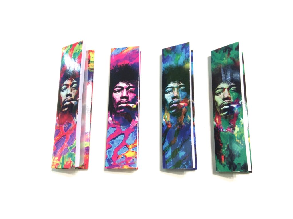 Les 4 couleurs feuilles purple haze
