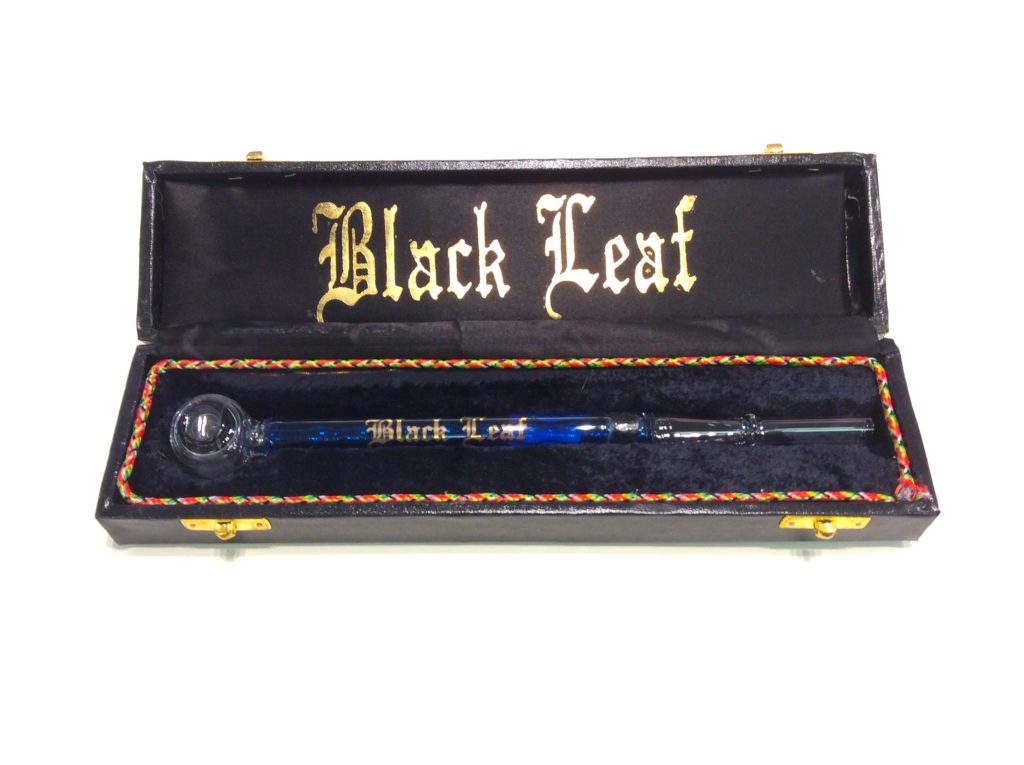 Pipe verre Black LEAf en coffret