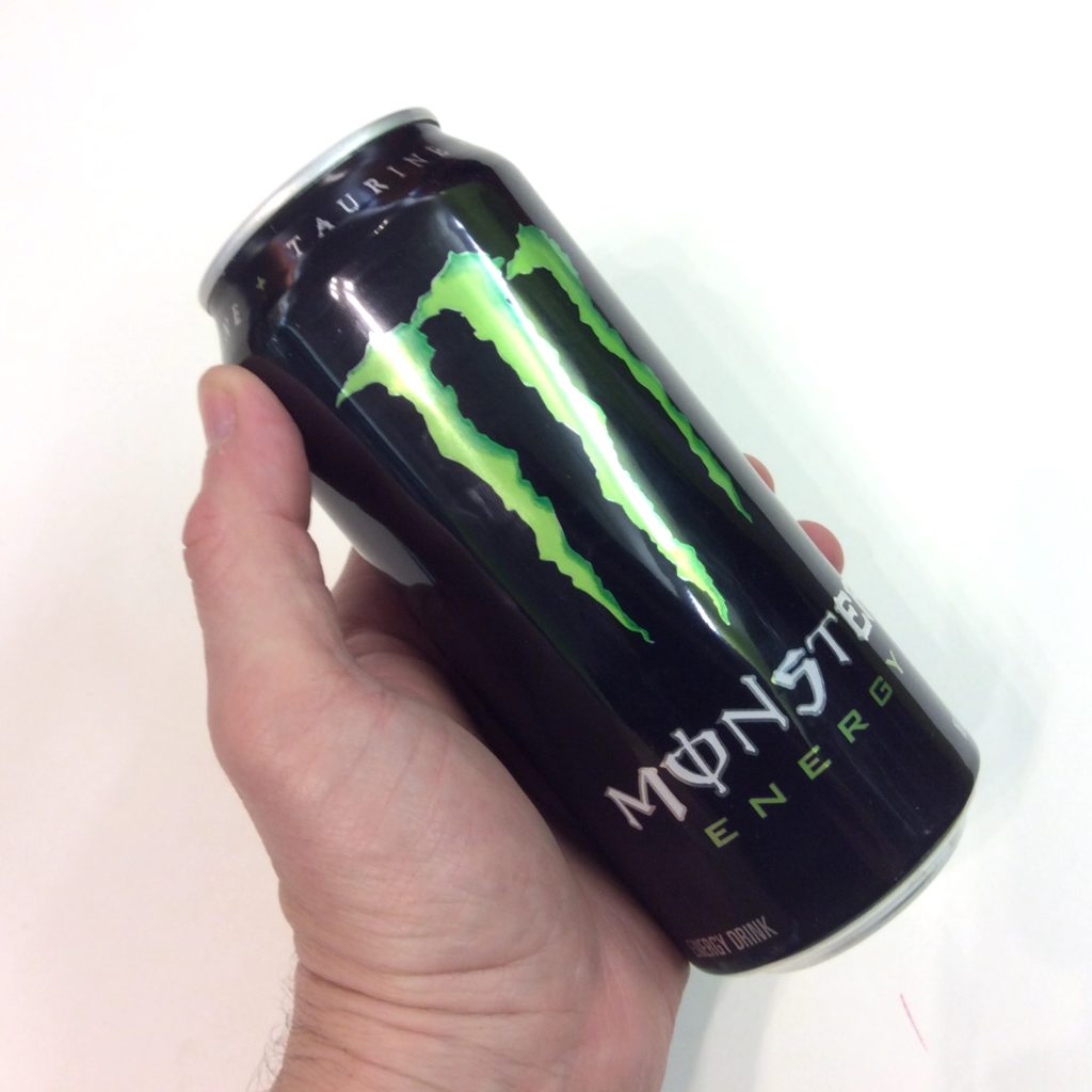 energy drink monter cachette