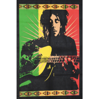 Drapeau Bob Marley Guitare
