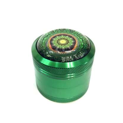 grinder mandala blakc leaf