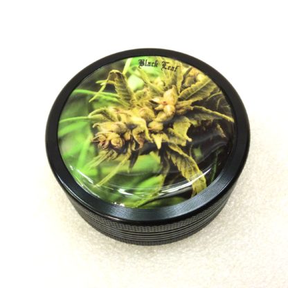 grinder metal bud black leaf