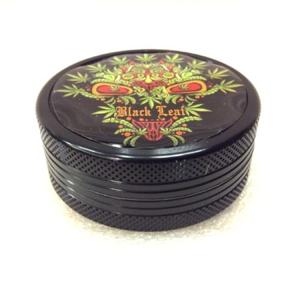 grinder tribal simple black leaf