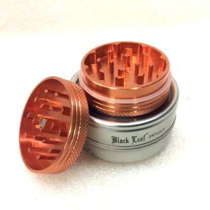 petit grinder black leaf orange