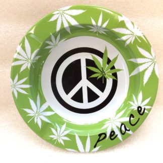 cendrier peace feuille