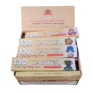 Feuilles Cartel non blanchies Safari