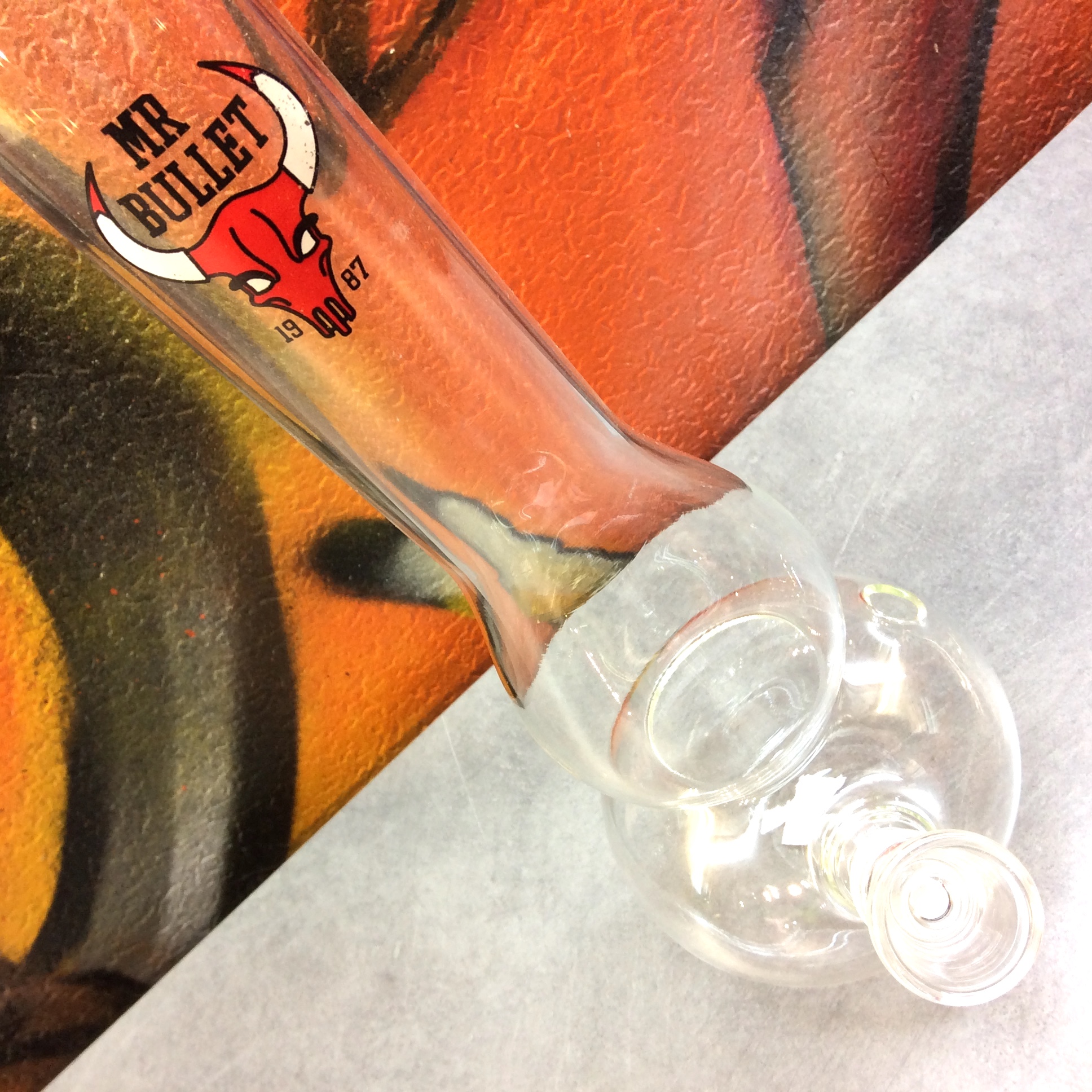 double reservoir bang en verre