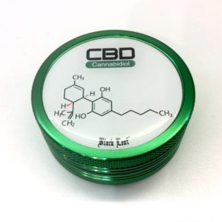 grinder CBD black leaf