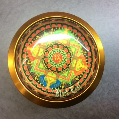 grinder black leaf mandala or