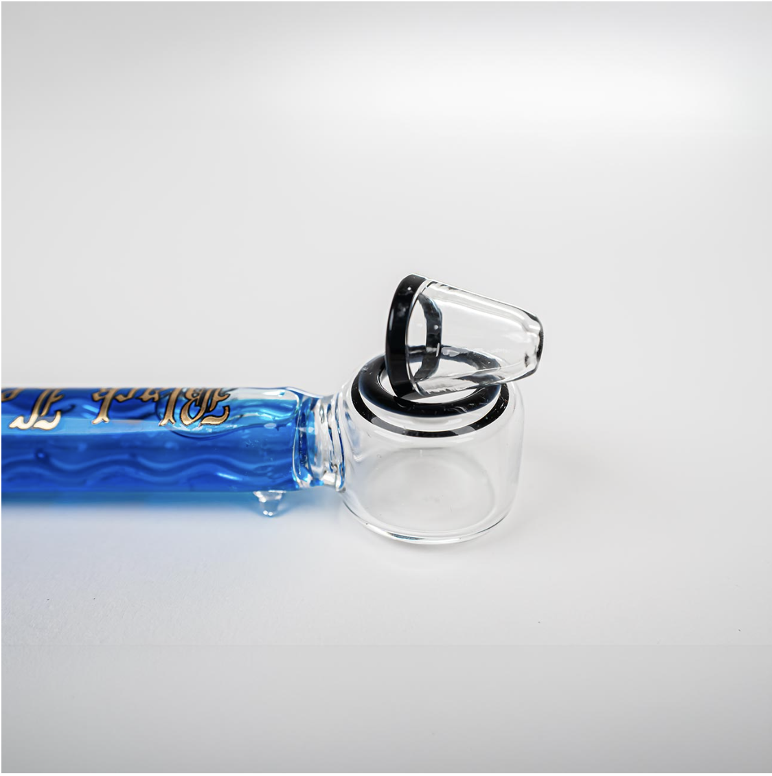 Pipe en verre à refroidissement Black Leaf – Image 11