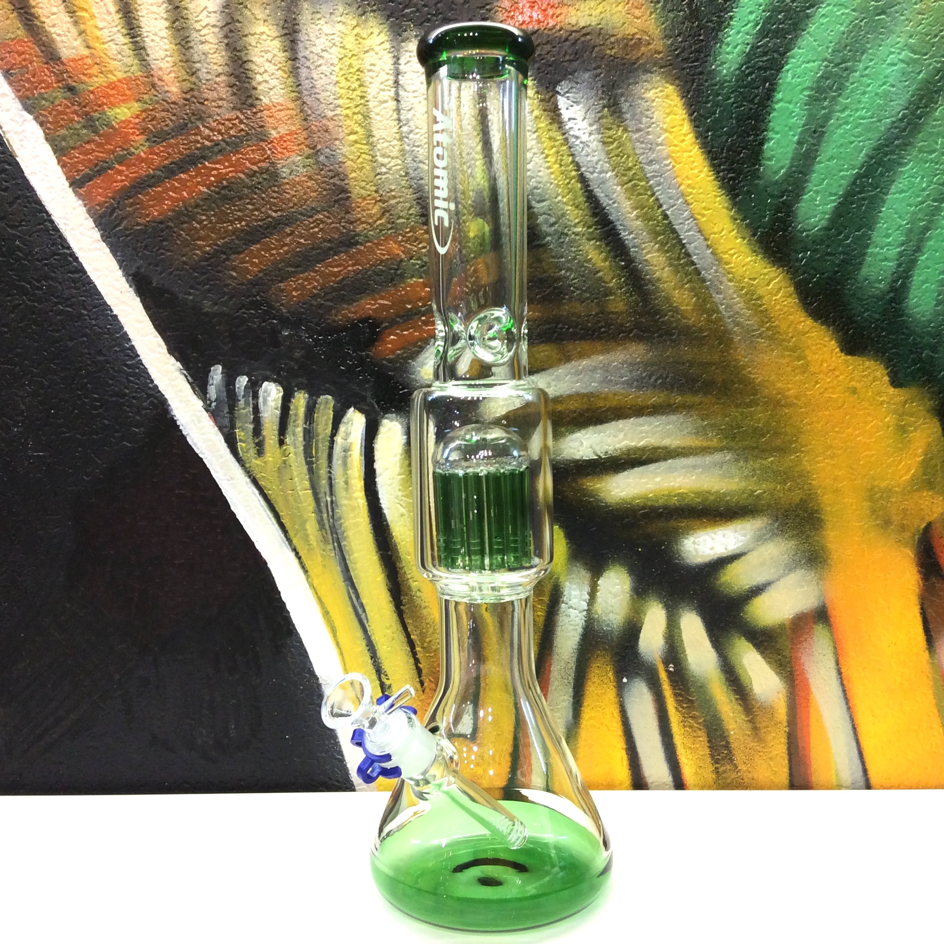 bang en verre avec percolateur