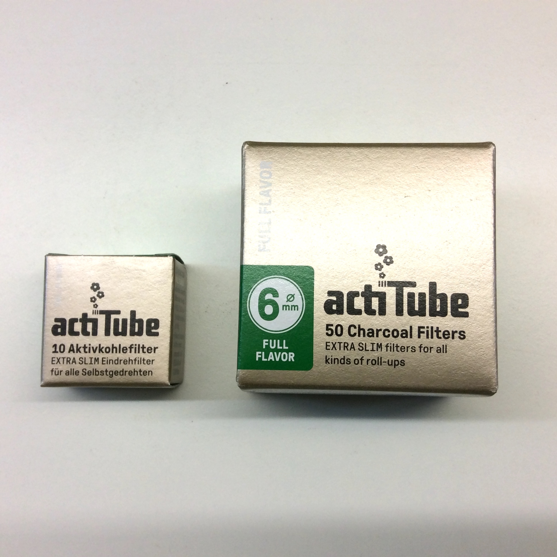 FILTRE A CHARBON ACTITUBE 6mm EXTRA SLIM FULL FLAVOR PAR 50 – FT  Distribution
