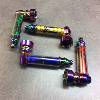 petites pipes metal de poche en couleur