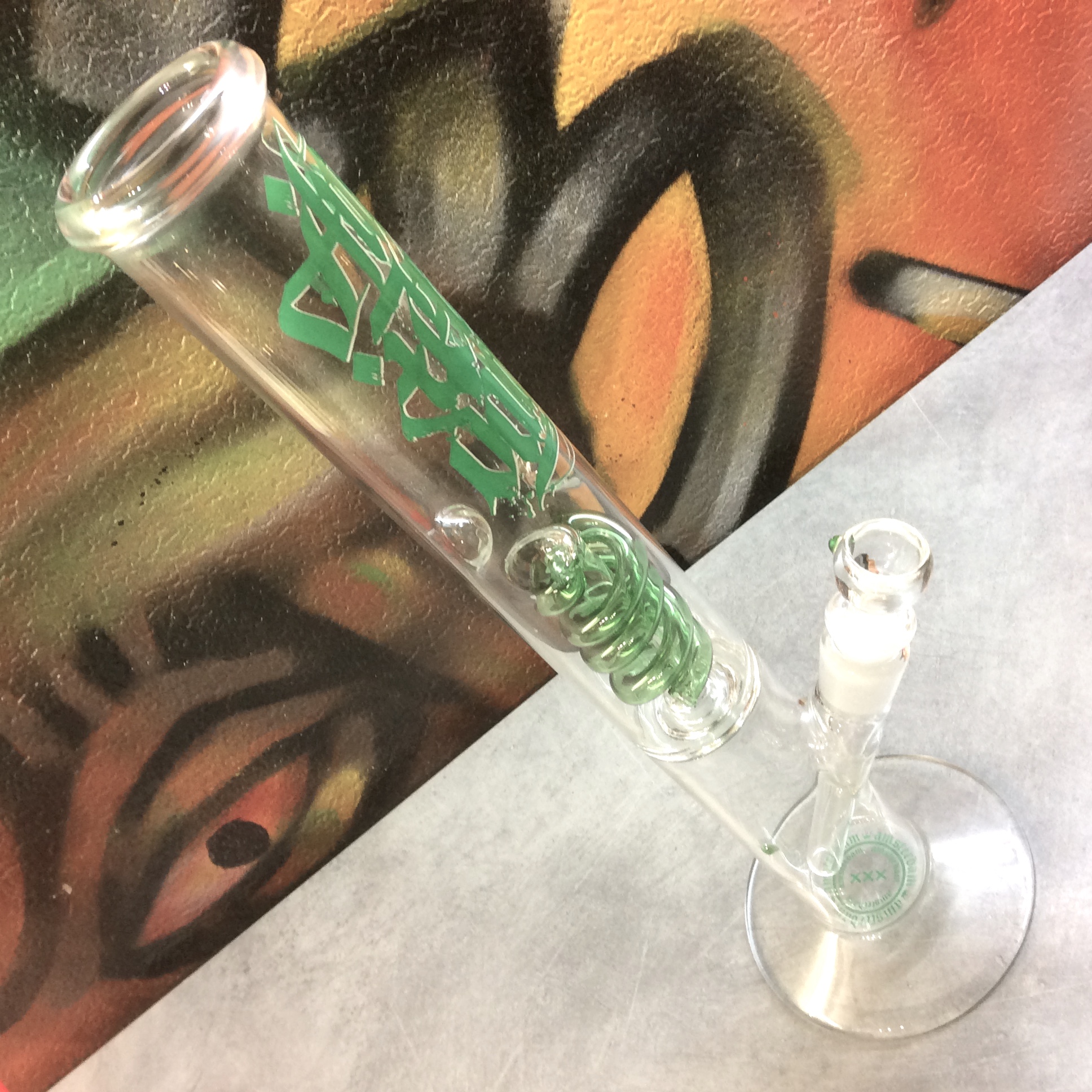 bong percolateur spirale droit