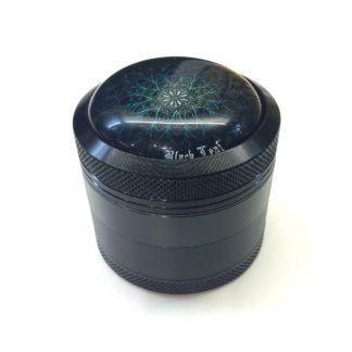 grinder black leaf mandala noir