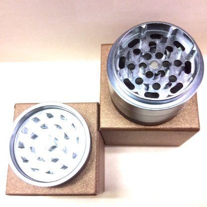 grinder metal et bois argent