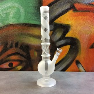 Bong en verre sable 36cm