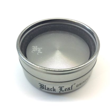 grinder large black leaf silver
