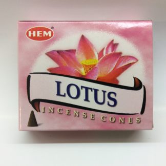 encens au lotus en cones
