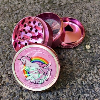 grinder bitch bong 4 parts