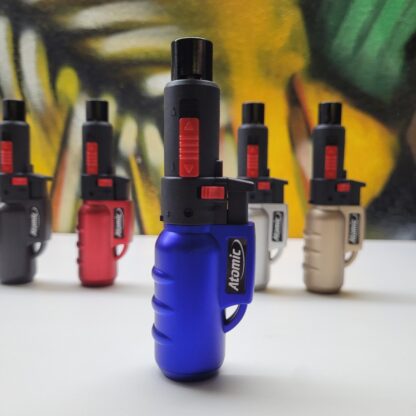 briquet biflamme bleu