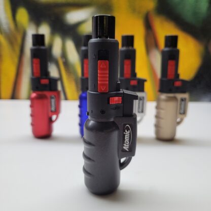briquet biflamme noir