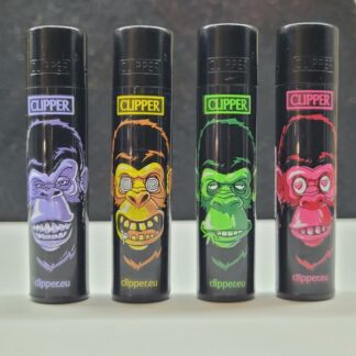 Serie de 4 clippers affen