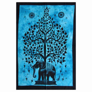 arbre de vie elephant bleu