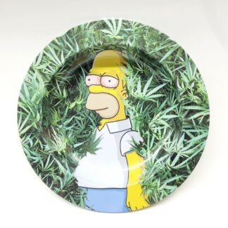 Cendrier metal Homer in the bush