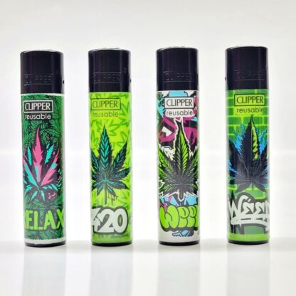 lot de 4 clippers graff weed