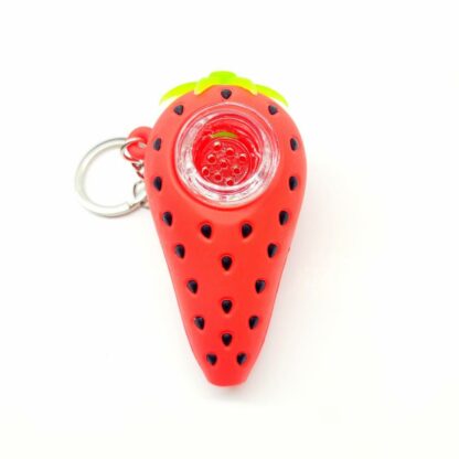 pipe silicone fraise
