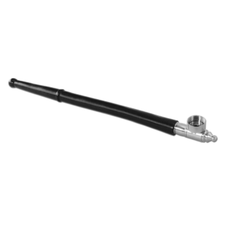 Grand calumet en bois et métal