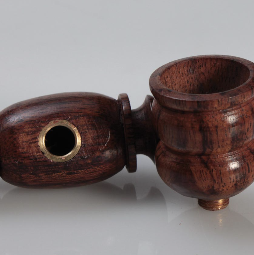 Petite pipe en bois non gravée, 10 cm – Image 2