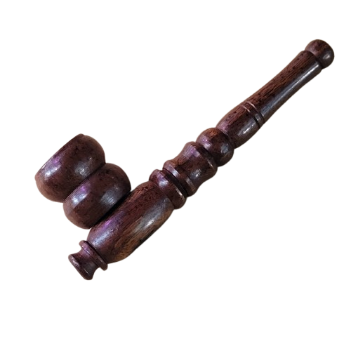Petite pipe en bois non gravée, 10 cm