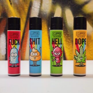 Lot de 4 clippers Slogan 31