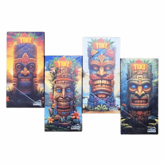 Feuilles TIKI avec cartons et mélangeur