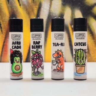 Lot de 4 clippers Cute Slogan