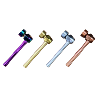 Petites pipes en métal 4 couleurs
