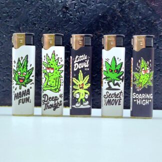 Briquets tempête Weed Face